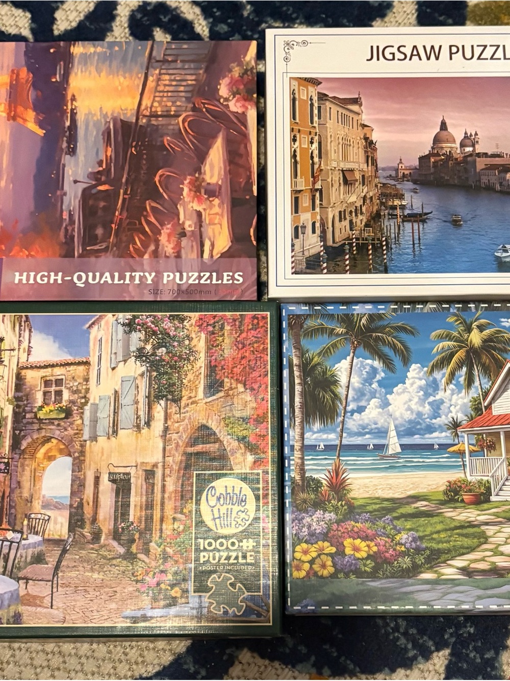 Cobb Hill by New Balance 1000-Piece Scenic Jigsaw Puzzle - set of 4 puzzles